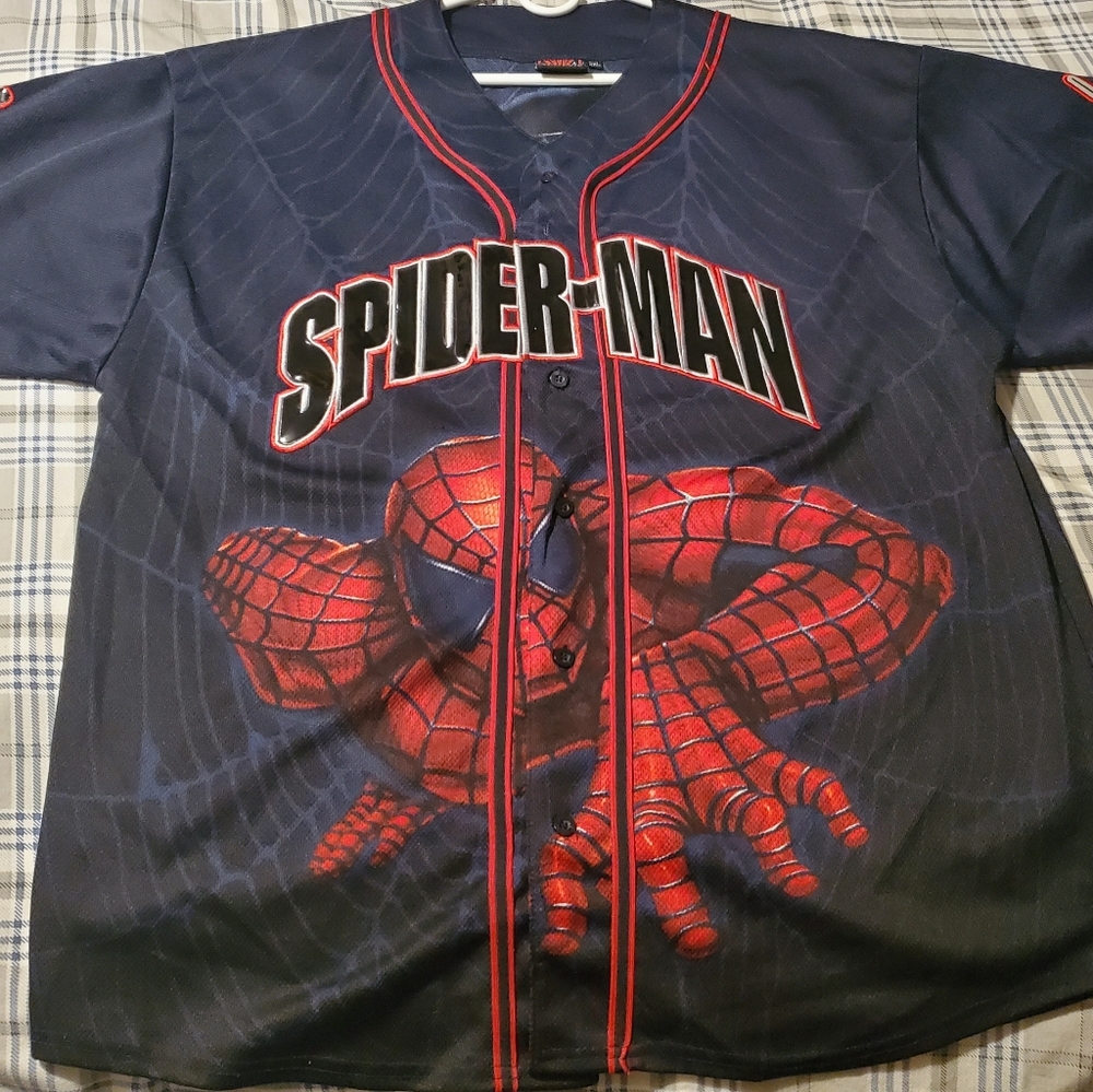 Spider-Man baseball jersey